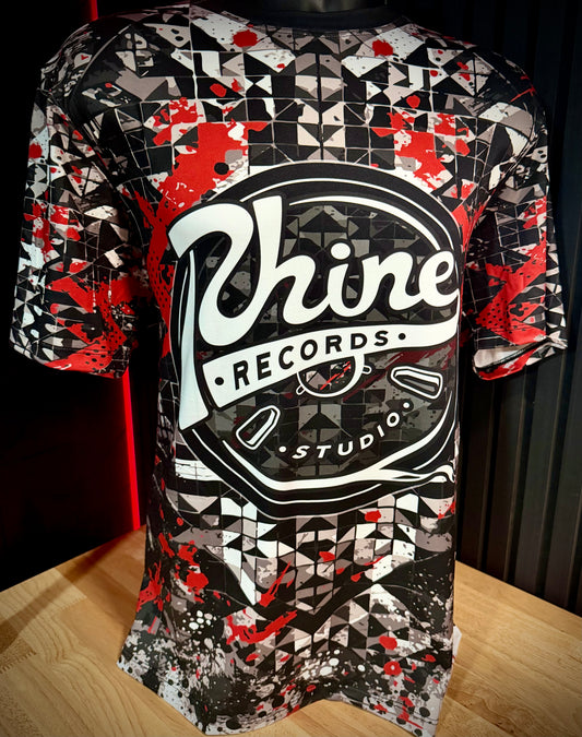 Rhine Records - All-Over Print Tee - Studio Edition 