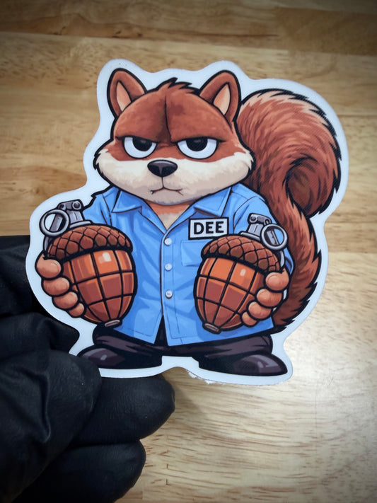Dee's Nuts Sticker (3") - Dee Nades