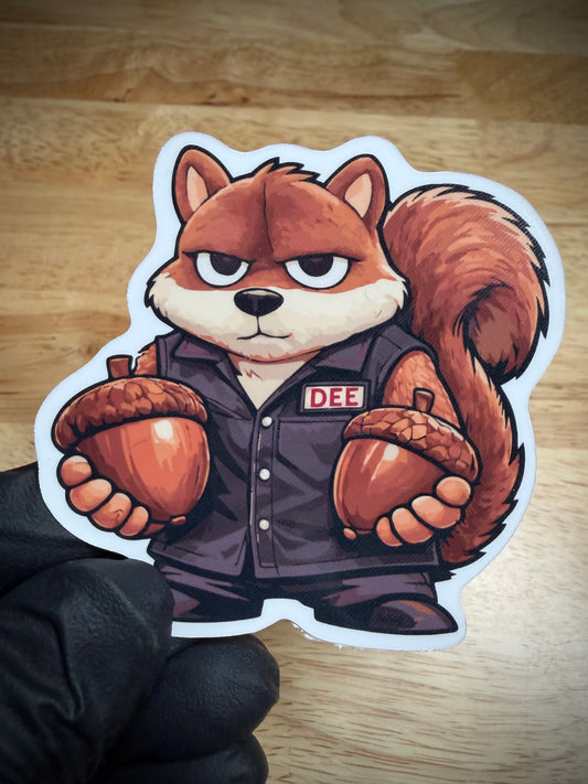 Dee's Nuts Sticker (3") - Dee Cuts